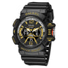 SMAEL 8065 Waterproof Sports Multifunctional Luminous Watch Men(Black Gold)