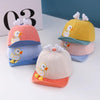 C0330 Cartoon Duck Shape Baby Peaked Cap Spring Baby Cotton Cap, Size: 46cm Adjustable(Beige)