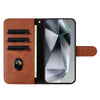 For Samsung Galaxy S20+ Dual-Folded S-shape Leather Phone Case(Coffee)