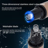 Electric Nose Hair Trimmer USB Rechargeable Eyebrow Trimmer Shaver( Blue)