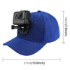 PULUZ Baseball Hat with J-Hook Buckle Mount & Screw for GoPro, DJI OSMO Action and Other Action Cameras(Blue)