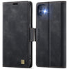 For iPhone 11 AutSpace A11 Side Buckle MagSafe Magnetic RFID Phone Leather Case(Black)