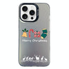 For iPhone 12 Pro Christmas Series PC Full Coverage Pattern Phone Case(CK052 Black)
