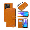For Xiaomi Redmi 10A 4G Oil Wax Texture Leather Phone Case(Yellow)