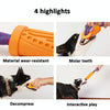 Dog Rope Toy - Tough Rubber Bite Stick & Tug Rope for Training & Play