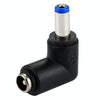 DC 5521 Male  to DC  5521 Female Connector Power Adapter for Laptop Notebook, 90 Degree Right Angle Elbow