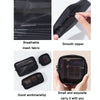 Multifunctional Portable Large Capacity Toiletry Cosmetic Bag, Color: Black Single Layer