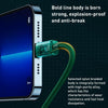 WK WDC-181 PD 20W Pioneer Series USB-C/Type-C to 8 Pin Transparent Fast Charge Data Cable, Length:1m (Black)