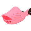 Silicone Dog Muzzle, Pink, Large - Anti-Bite, Breathable