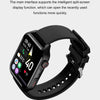 Ochstin 5HK28 1.78 inch Square Screen Silicone Strap Smart Watch Supports Bluetooth Call Function/Blood Oxygen Monitoring(Black)