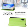 For Samsung Galaxy A02 / M02 RC01 Dual-Folded Magnetic Suction RFID Leather Phone Case(Grass Green)