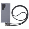 Type-C to 8 Pin Silicone Data Cable Phone Anti-lost Crossbody Lanyard, Length: 1.2m(Black)