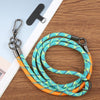 8mm 3 in 1 Anti-lost Strap Phone Crossbody Splicing Lanyard(Pink Red)