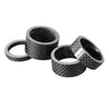 Bicycle Front Fork Headset Carbon Fiber Gasket Stem Wrist Backing Ring 3K Carbon Fiber 5 / 10 / 15 / 20mm