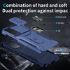 For Samsung Galaxy A36 Sliding Camshield Holder Phone Case(Blue)
