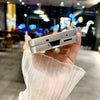 For OPPO Find N2 Flip Silver Edge PC Folding Phone Case(Feather Yarn)