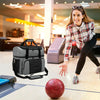 Portable Travel Bowling Crossbody Tote Sports Bag(Grey)