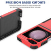 For Samsung Galaxy Z Flip6 5G 2 in 1 PC + TPU Phone Case(Red)