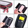 OKD Motorcycle Bicycle Touch Screen Waterproof Mobile Phone Bag Bracket XL(Upgrade+U-shaped Base)