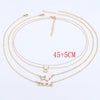 3 In 1 12 Zodiac Signs Necklace Set Retro Alphabet Symbols With Diamonds Jewelry Set, Style: Scorpion Golden