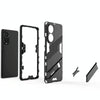 For Huawei nova 9 Punk Armor 2 in 1 PC + TPU Shockproof Case with Invisible Holder(Black)