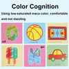 Cartoon Educational Paper Cutting Set Children DIY Handmade Materials, Color: Fruits and Vegetables
