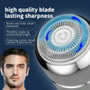 Portable USB Rechargeable Washable Mini Shaver(Blue)