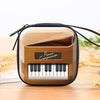 Children Holiday Gift Practical Coin Purse Retro Electrical Toy Bag 7cm x 7cm x 3cm(Electronic Organ)