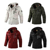 Men Casual Jacket Autumn And Winter Hooded Jacket, Size: XXXL(White)