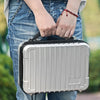 For DJI Mavic Air 2 Shockproof Portable ABS Suitcase Storage Bag Protective Box(Silver)