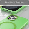 For iPhone 11 Pro MagSafe Frosted Translucent TPU + PC Full Coverage Phone Case(Green)