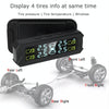 Car High Precision Solar Charging Tire Pressure Monitoring System TPMS, Built-in Voice Sensor