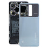 Xiaomi Poco X6 5G Back Cover Replacement (Blue)
