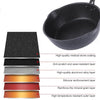 Thick Bottom Maifan Stone Household Small Frying Pan Non Stick Pan Deep Frying Pan, Color:26cm Beige Without Cover
