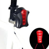 Starfish 5 LED Bicycle Laser Tail Light Safety Lights Mountain Bike Accessories(Red)