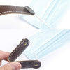 Adjustable Face Mask Ear Band Rope Anti-slip PU Leather Extension Buckle Hood(Random Color Delivery)