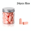 24pcs /Box Memory Foam Earplugs Student Dormitory Sleeping Noise Reduction Soundproof Earplugs(Pink)