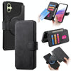 For Samsung Galaxy A06 CaseNeo MagSafe RFID Anti-theft Retro Leather Phone Case(Black)
