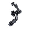 7 inch Adjustable Friction Articulating Magic Arm + Large Claws Clips with Phone Clamp (Black)