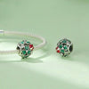 S925 Sterling Silver Seven-star Ladybug Four-leaf Clover Hollow DIY Beads(SCC2722)