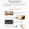 Tuya WiFi Motion Sensor Alarm, 80dB Siren, Pet-Friendly, App Control