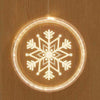 Christmas Decoration Light LED Holiday 3D Hanging Lamp, Power:USB(Snowflake)
