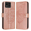 For Asus Zenfone 11 Ultra Embossed Butterfly Leather Phone Case(Rose Gold)