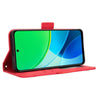 For vivo Y19s 4G Skin Feel Calf Texture Card Slots Leather Phone Case(Red)