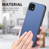 For Samsung Galaxy A22 5G Twill Fabric Leather Skin Back Phone Case(Blue)