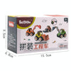 2PCS LXB-418 Removable Assembly Simulation Engineering Vehicle Model(Drilling Machine)