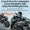 Motorcycle Noise Reduction Waterproof Helmet Cycling Bluetooth Headphones