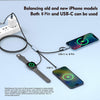 U33 1m PD100W USB-A / USB-C All in 1 Multifunctional Fast Charging Cable(Black Grey)