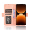 For Realme GT 7 Pro 5G Skin Feel Calf Texture Card Slots Leather Phone Case(Pink)