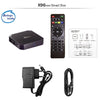 X96 mini 4K*2K UHD Output Smart TV BOX Player with Remote Controller without Wall Mount, Android 7.1.2 Amlogic S905W Quad Core ARM Cortex A53 2GHz, RAM: 1GB, ROM: 8GB, Supports WiFi, HDMI, TF(Black)